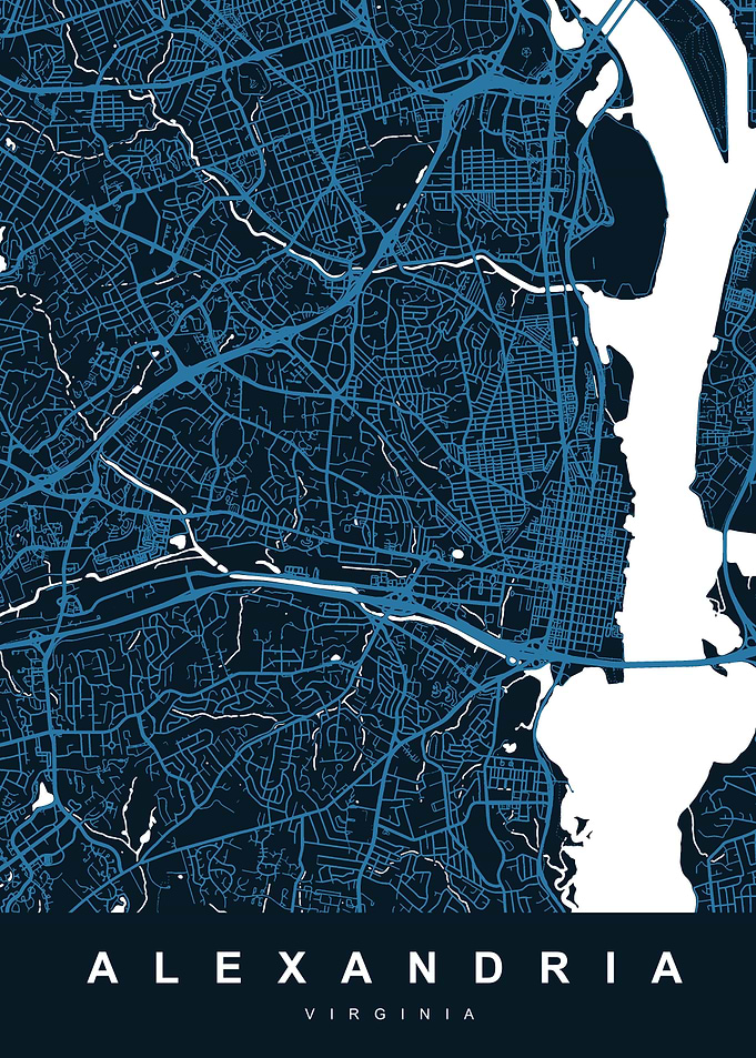 Map ALEXANDRIA VIRGINIA
