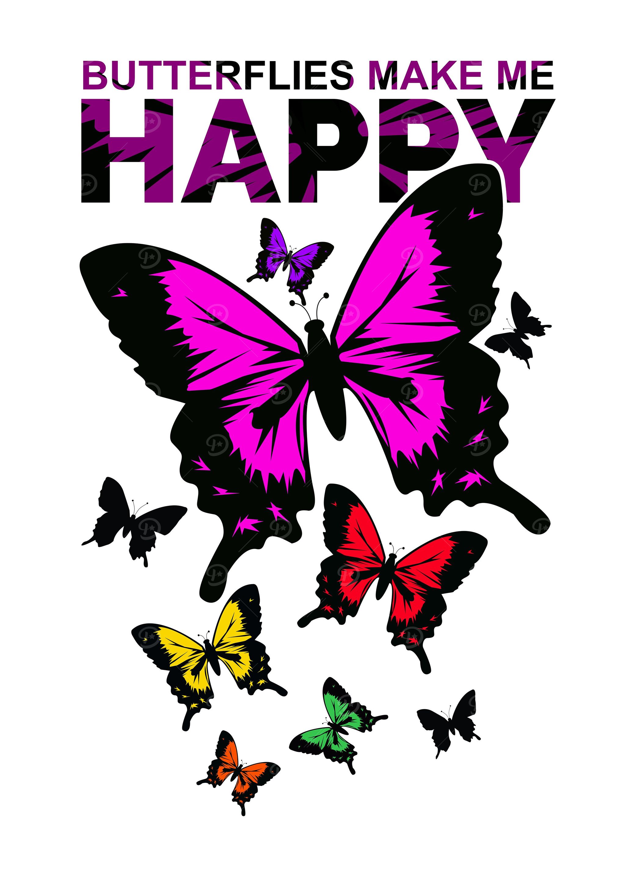 Butterflies Make Me Happy