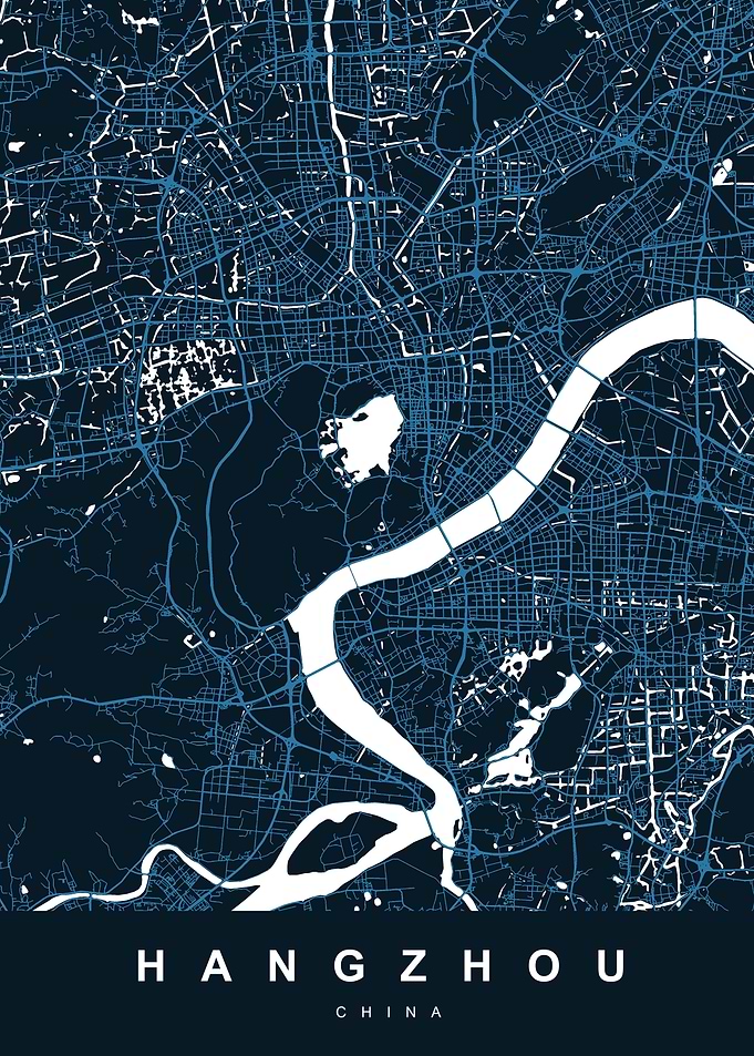 HANGZHOU Map CHINA