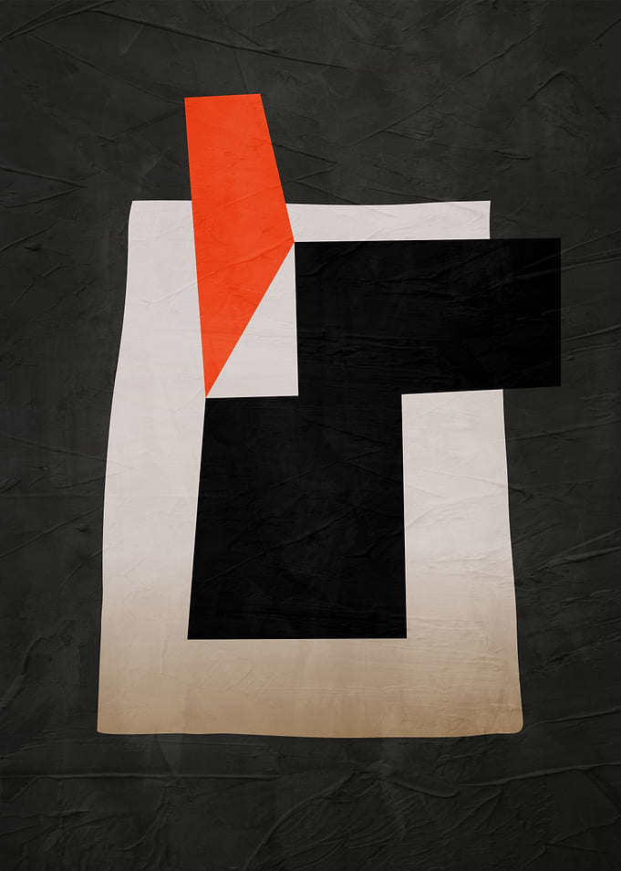 GEOMETRIC ABSTRACT 637A