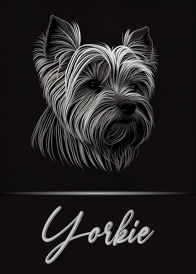Yorkie Portrait