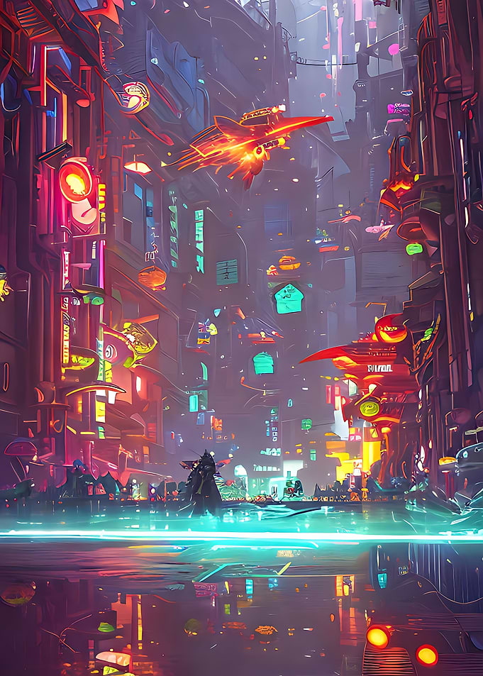Cyberpunk Atmosphere