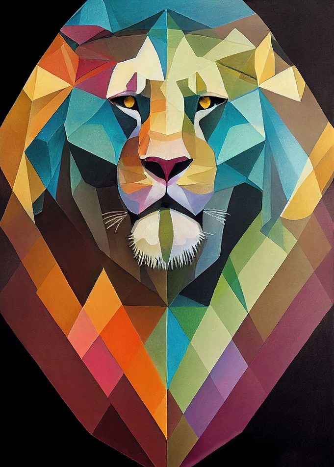 Geometric Lion