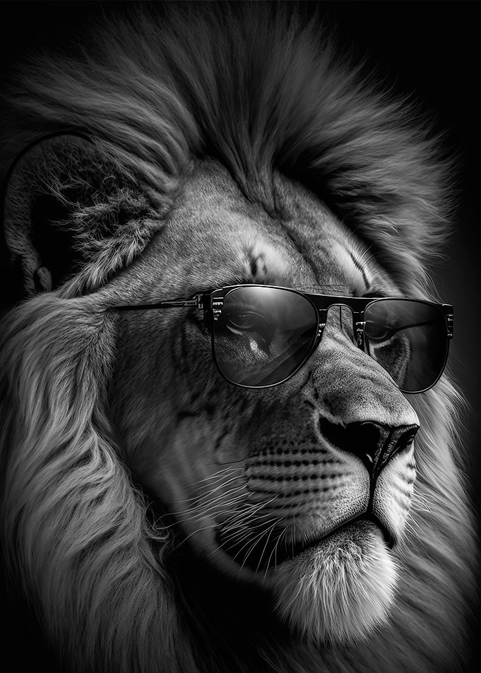 Portrait of a Lion