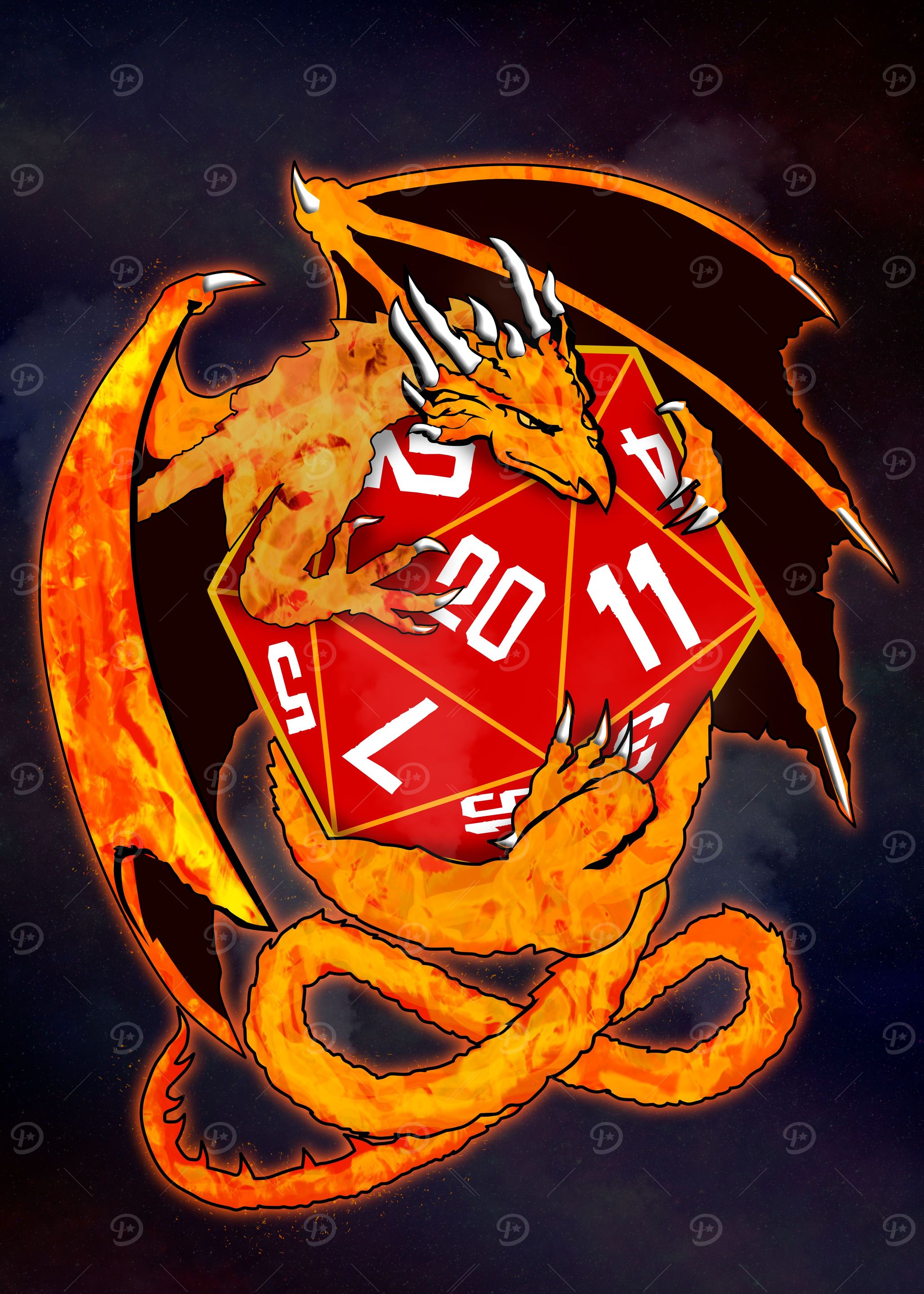 fire dragon dice