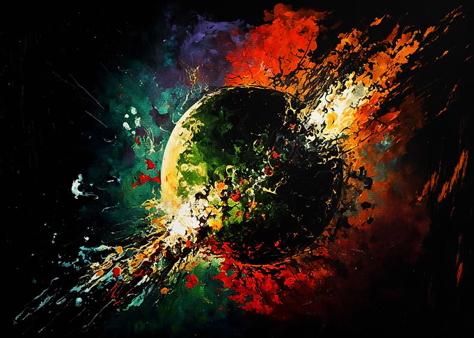 Star cosmos expressive oil
