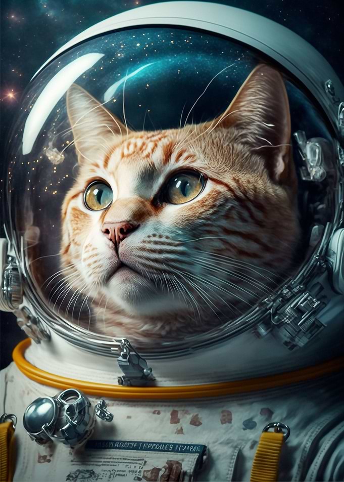 Astronaut cat