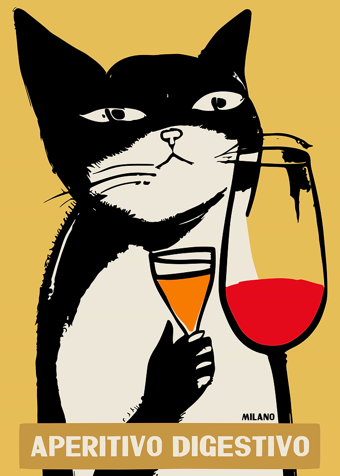 Aperitivo Digestivo Poster