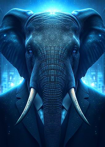 Animal portrait Elephant