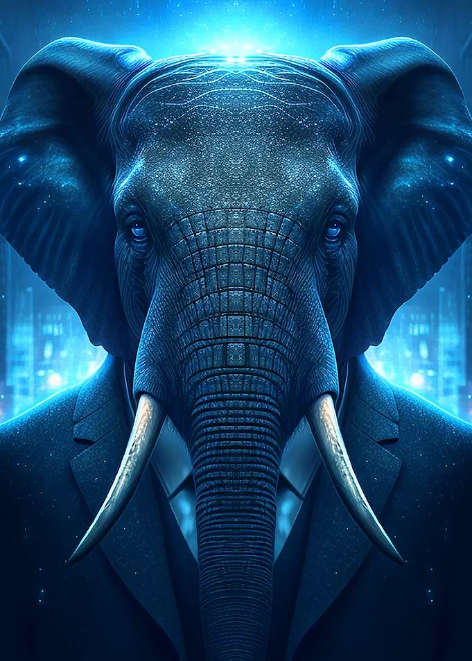 Animal portrait Elephant