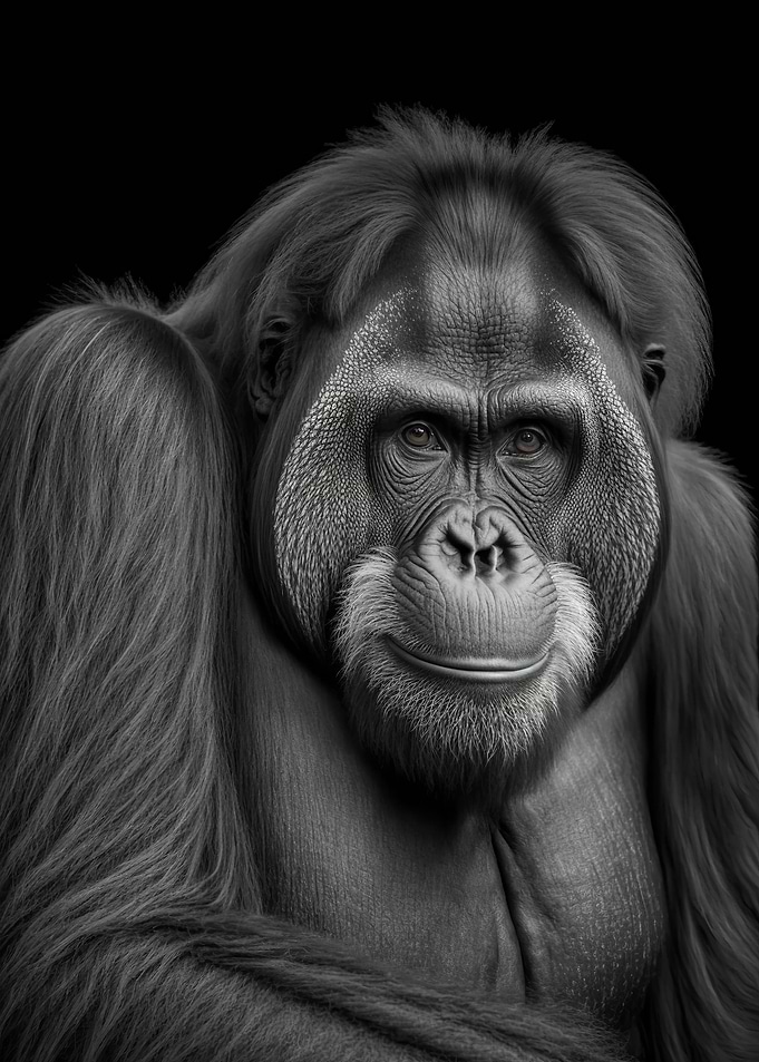Portrait of an Orangutan