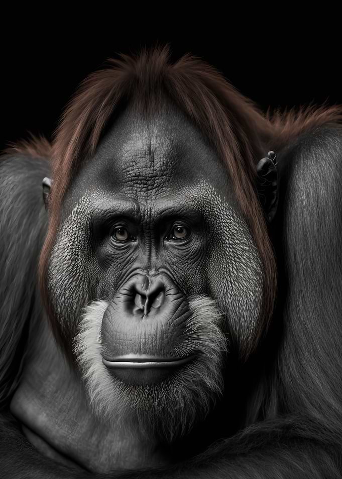 Portrait of an Orangutan