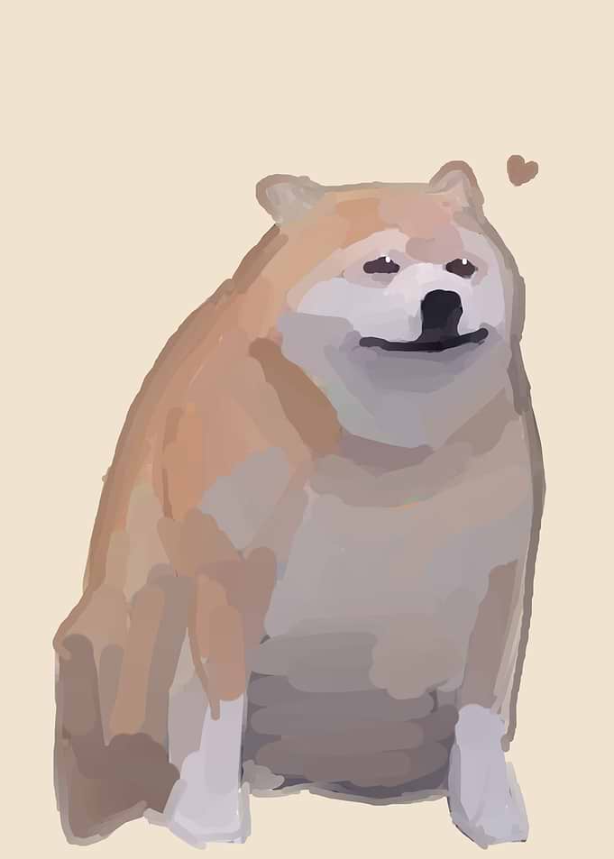 meme shiba artwork
