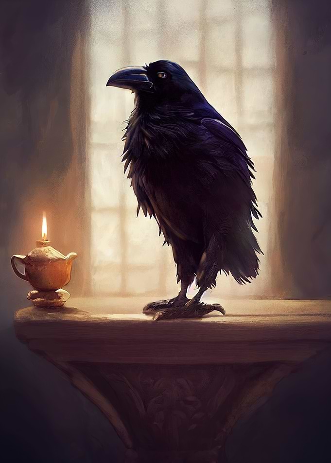 A castle crow