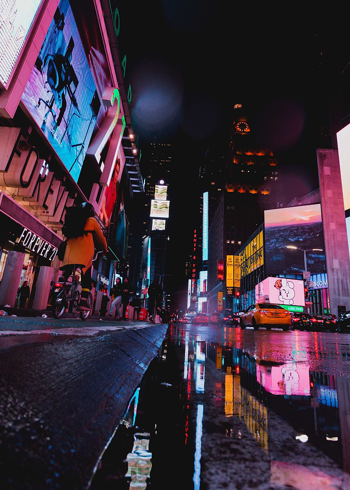Night lights in NewYork