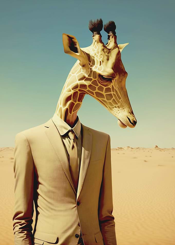 Human giraffe 1 of 2