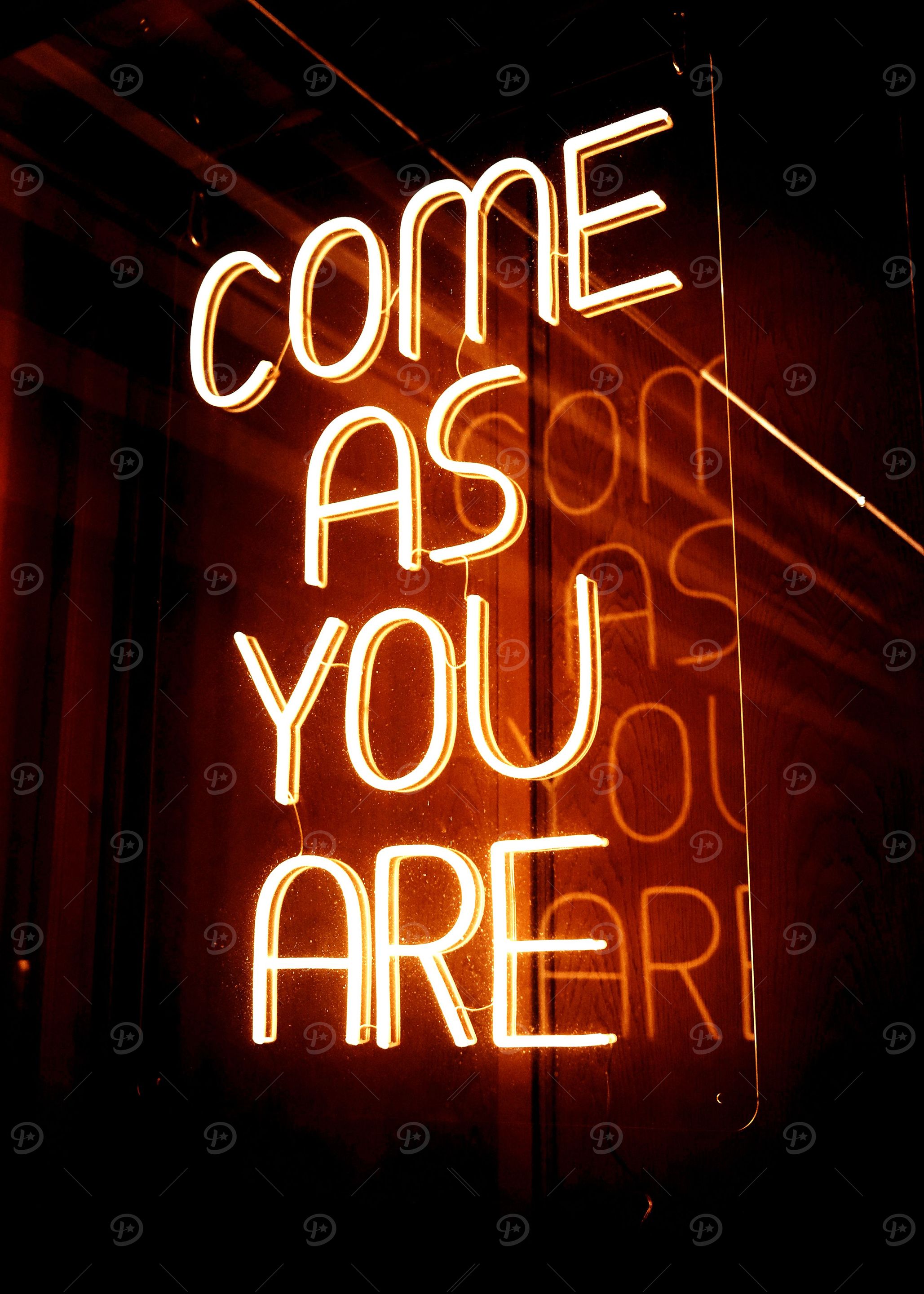 Neon Text Art