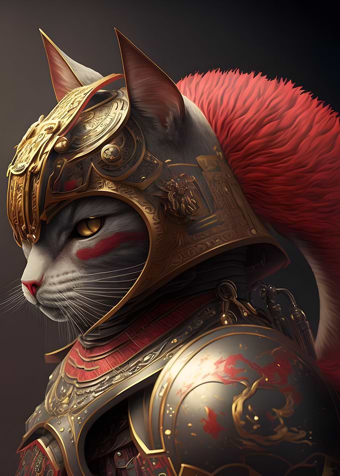 Samurai Cat