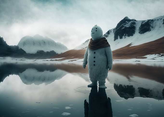 Lonely Snowman