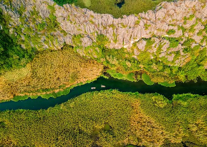 Aerial view of Lagoon
