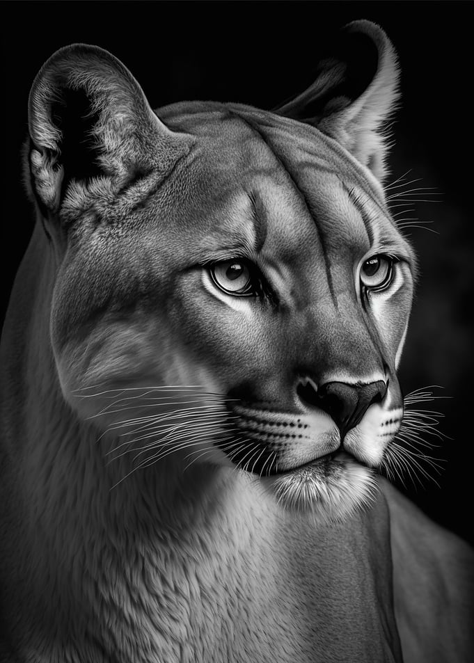 Portrait of a Puma