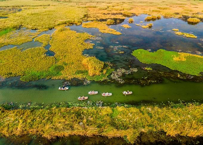 Aerial view of Lagoon