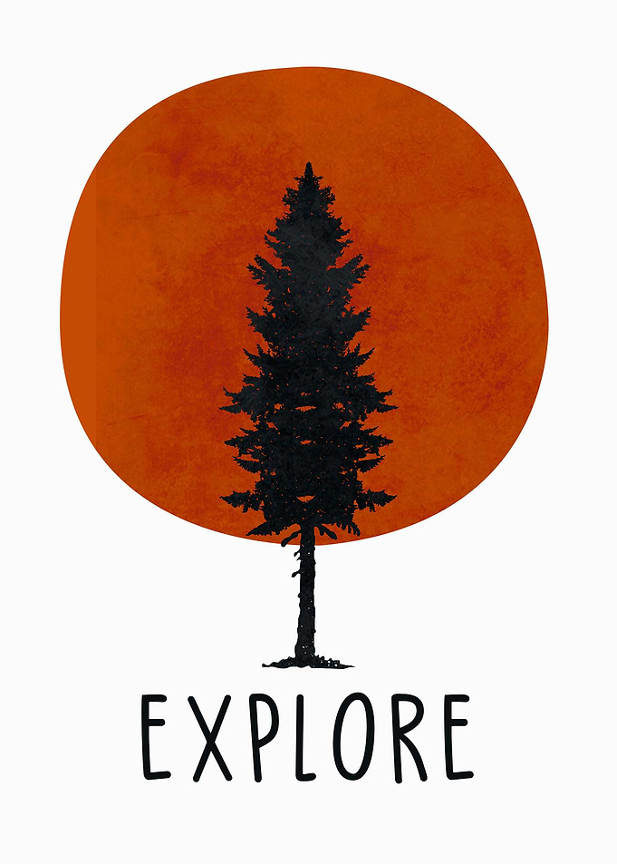pine trees minimalist