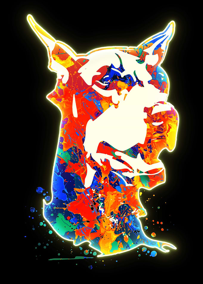 Doberman Portrait