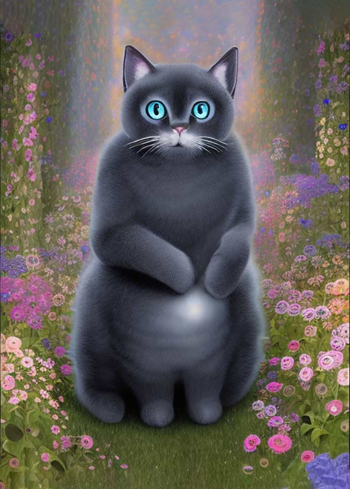 Cat drawing
