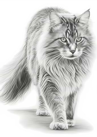 Majestic Norwegian Forest