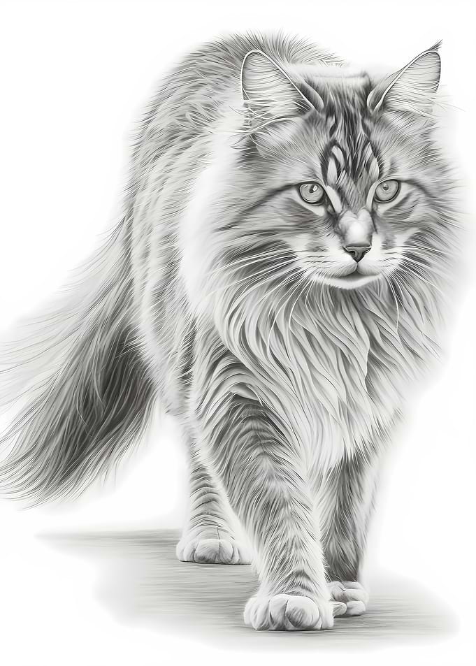 Majestic Norwegian Forest