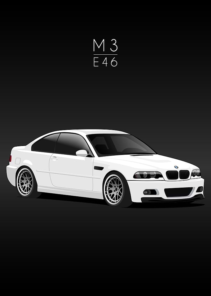 BMW E46 Wall Poster