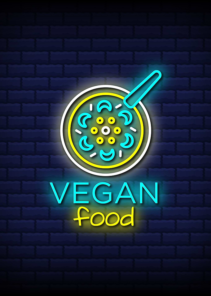 Vegan Food Neon Sign
