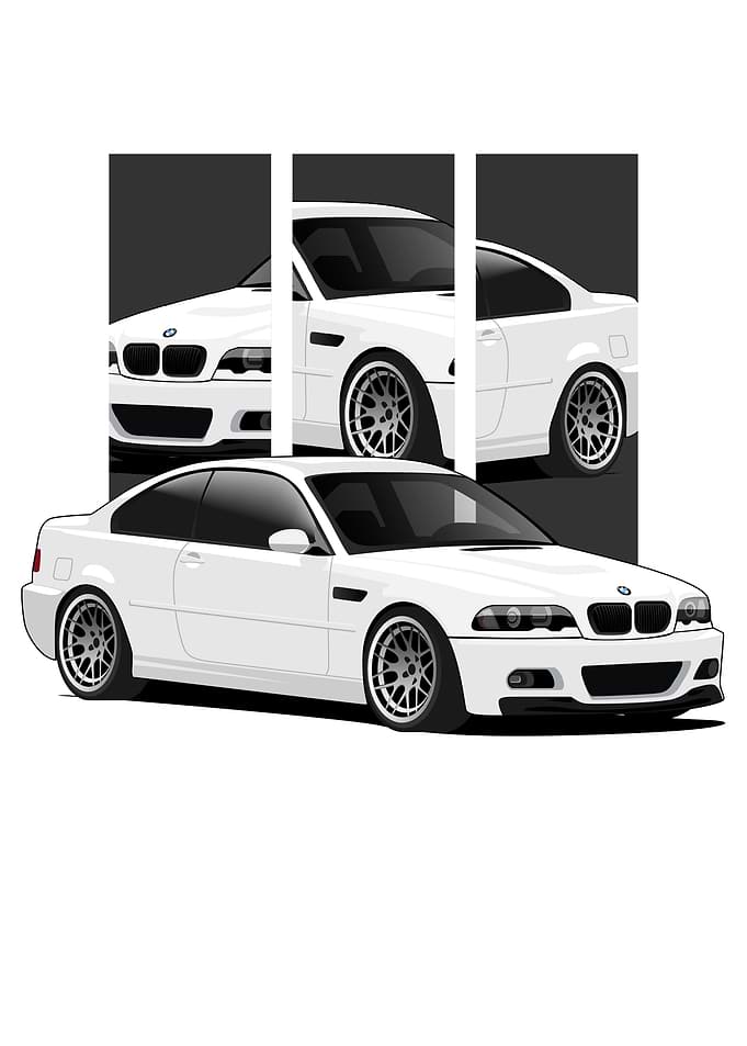 BMW E46 Wall Poster