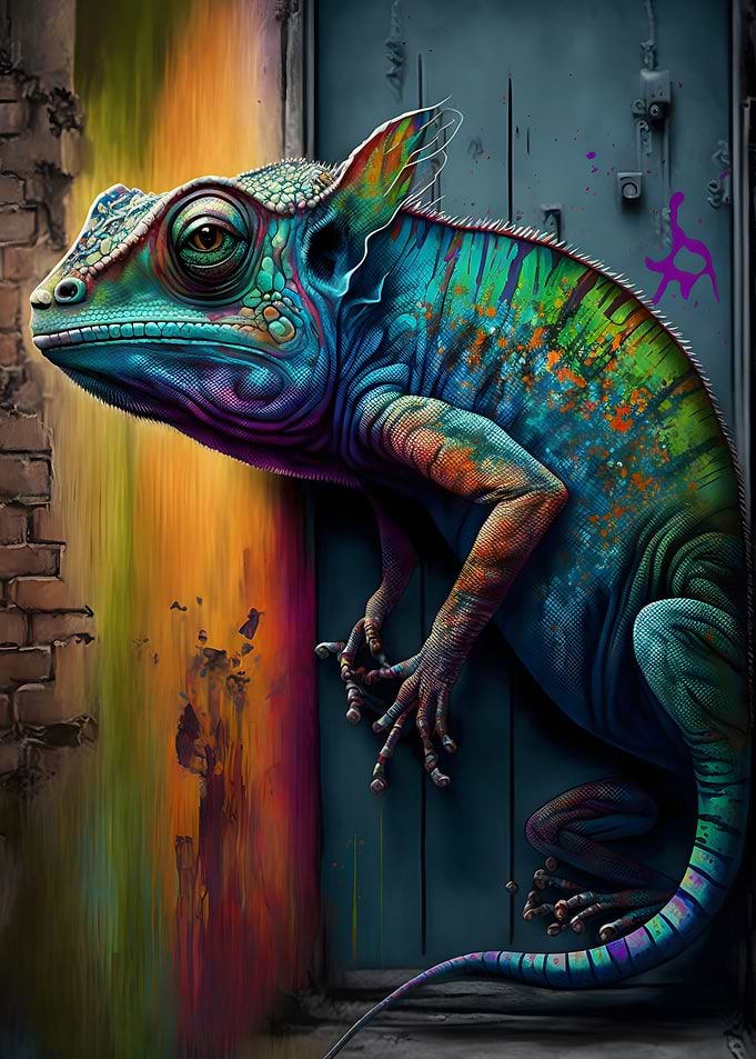 Graffiti Chameleon