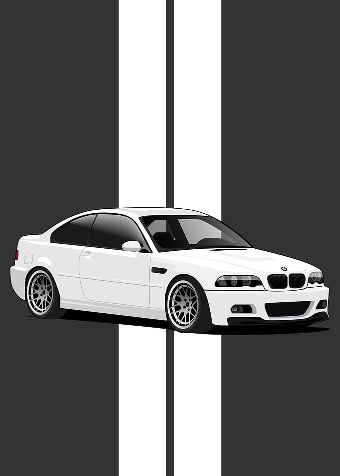 BMW E46 Wall Poster