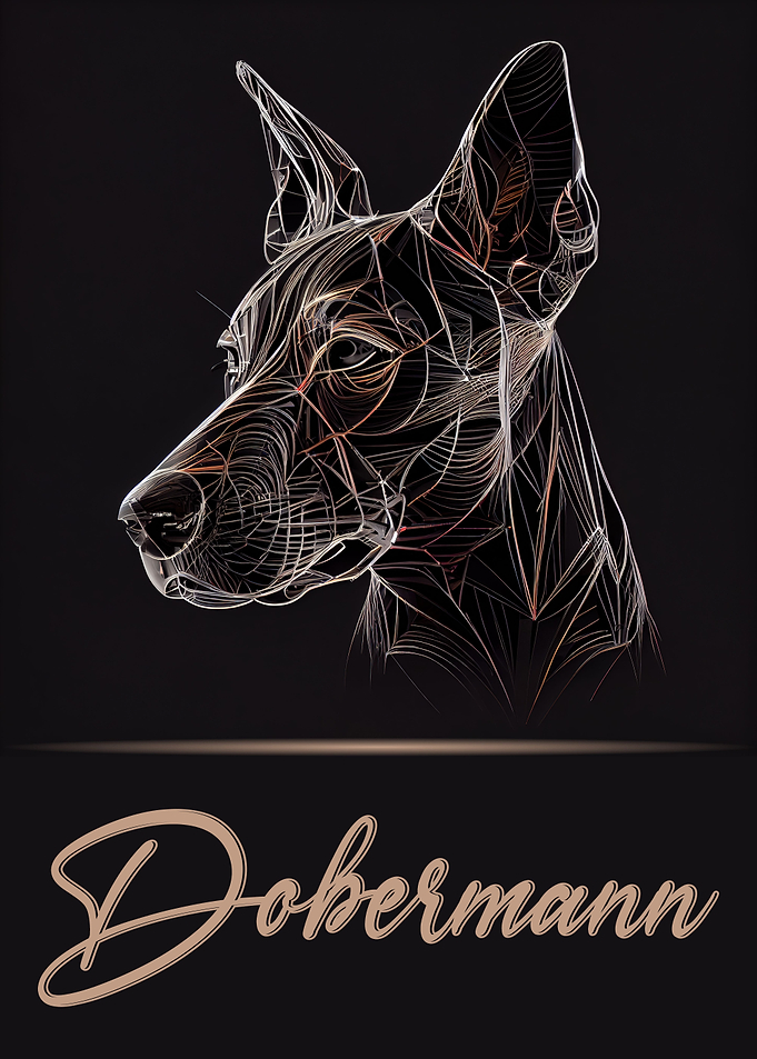 Dobermann Portrait