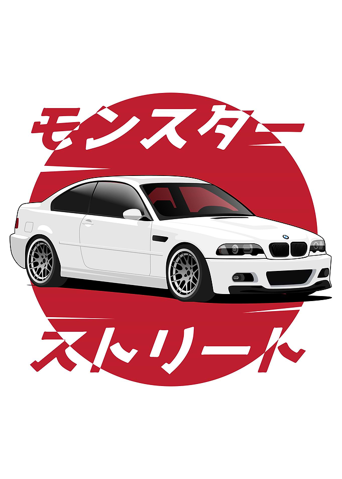 BMW E46 Wall Poster