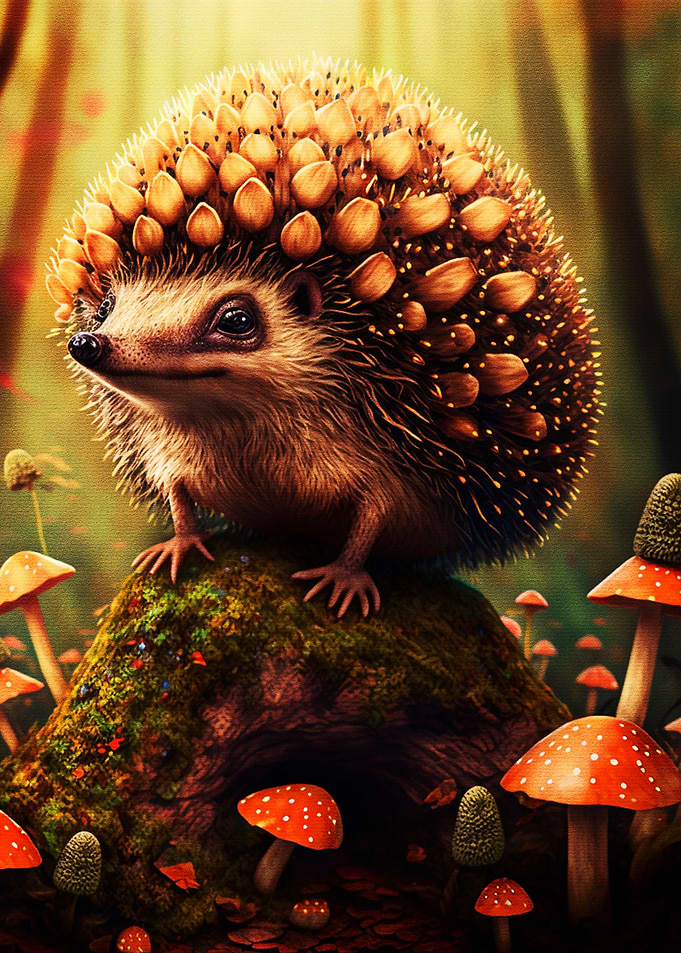 Mushroom Hedgehog