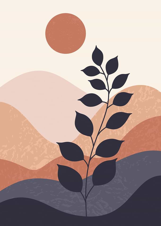 Sunset Abstract scene 1