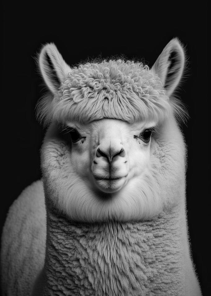 Portrait of an Alpaca