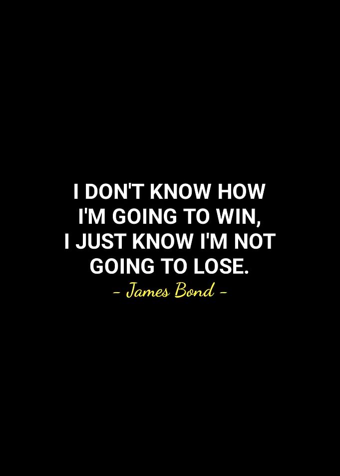 James Bond quotes