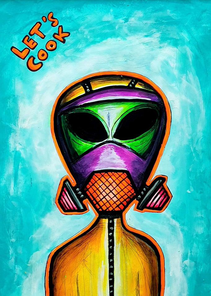 Cool Funny Space Alien