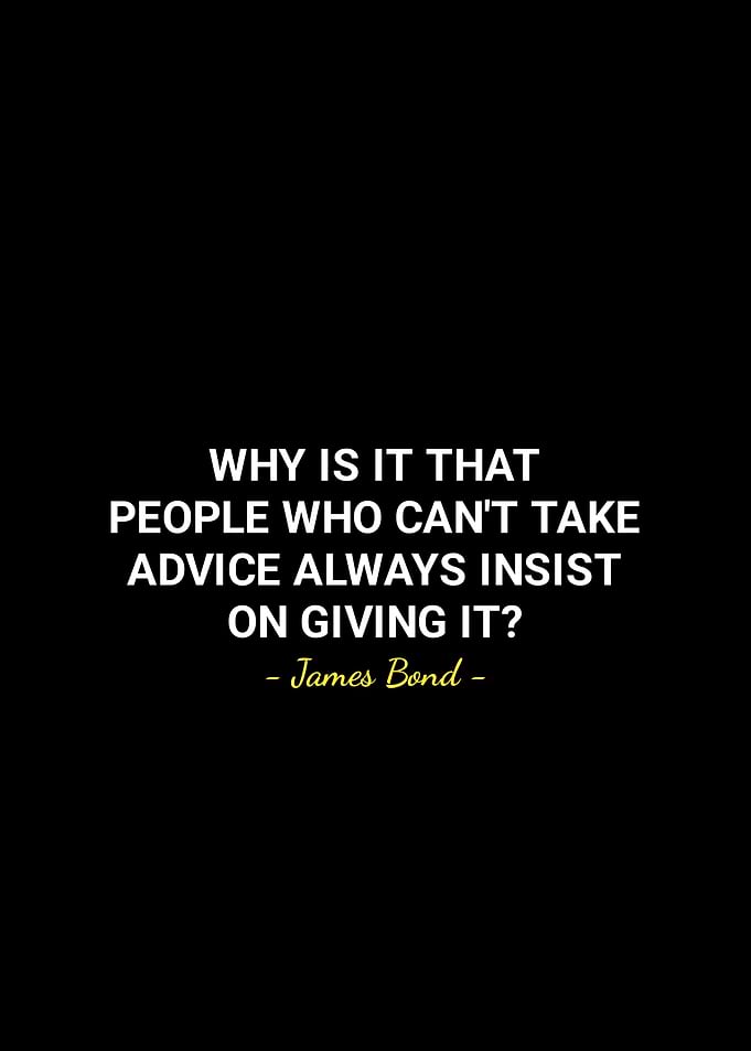 James Bond quotes