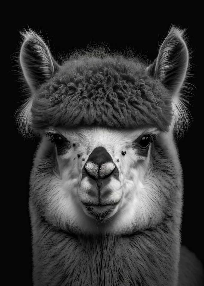 Portrait of an Alpaca