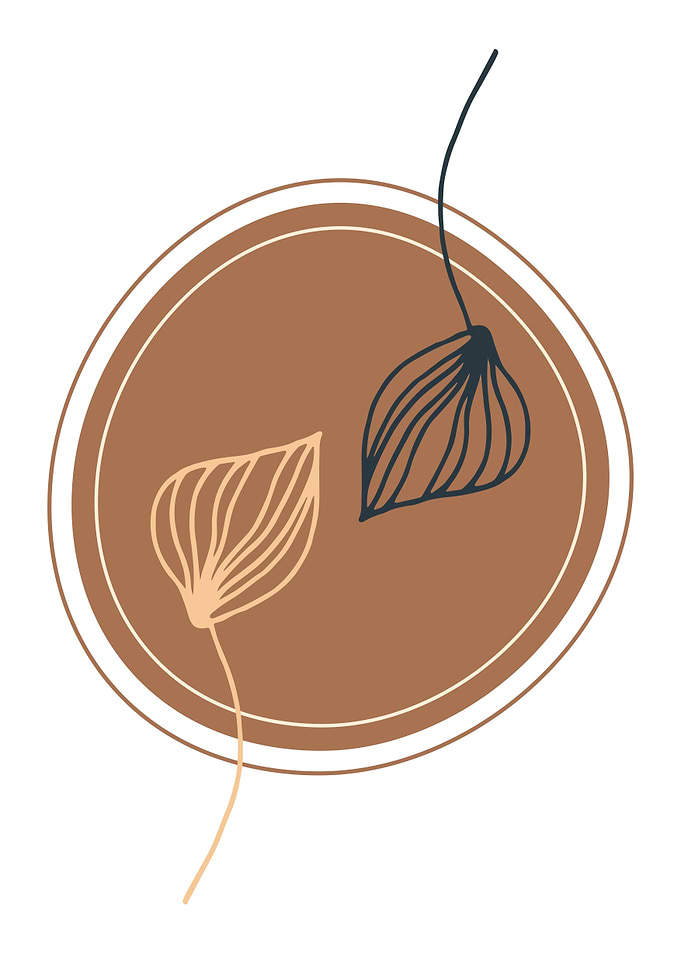 Plant and circles