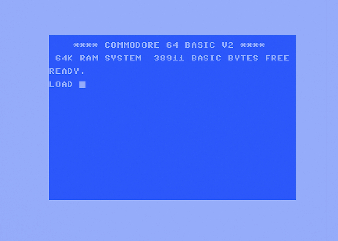 Commodore 64 load retro C6