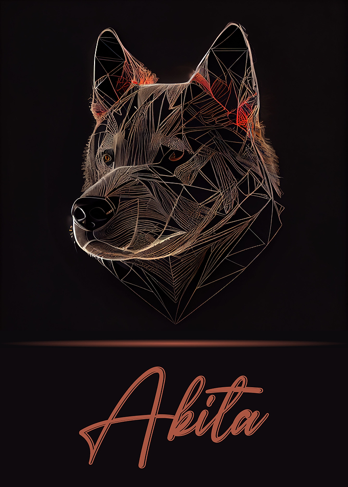 Elegant Akita