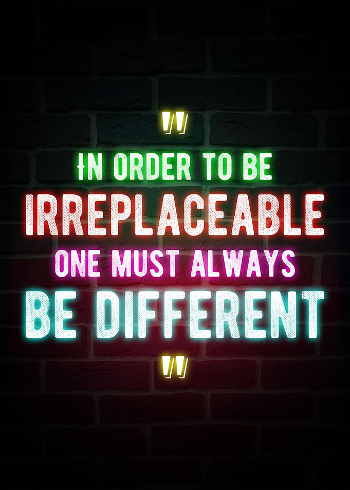 Irreplaceable Code Quote