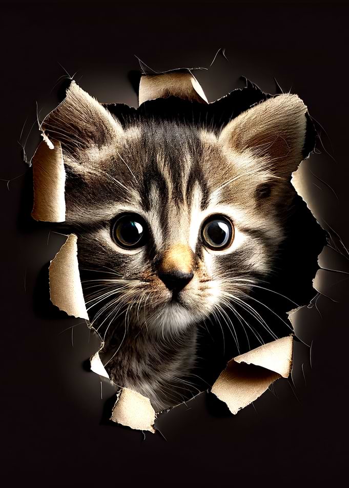 Cat Art Cute Baby Cats